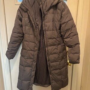 Cole Haan brown Quilted Coat